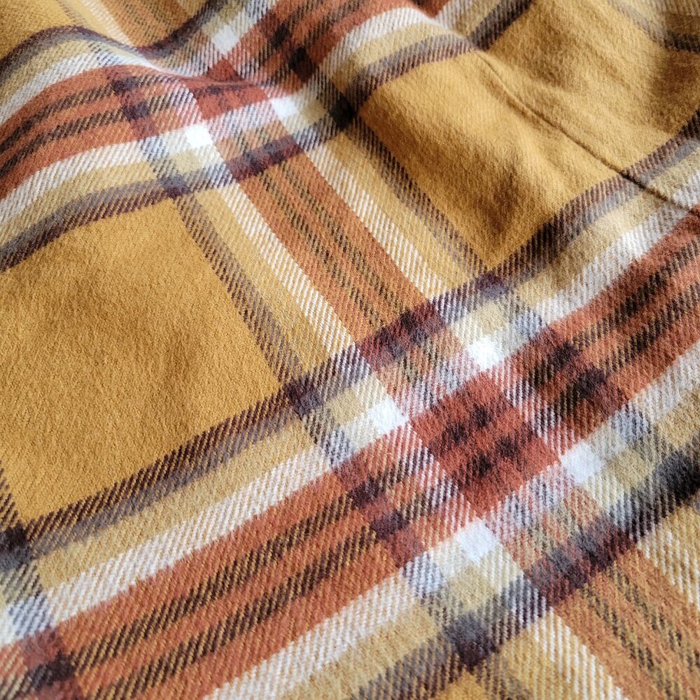 J. Crew Plaid Button Skirt - Picture 6 of 8